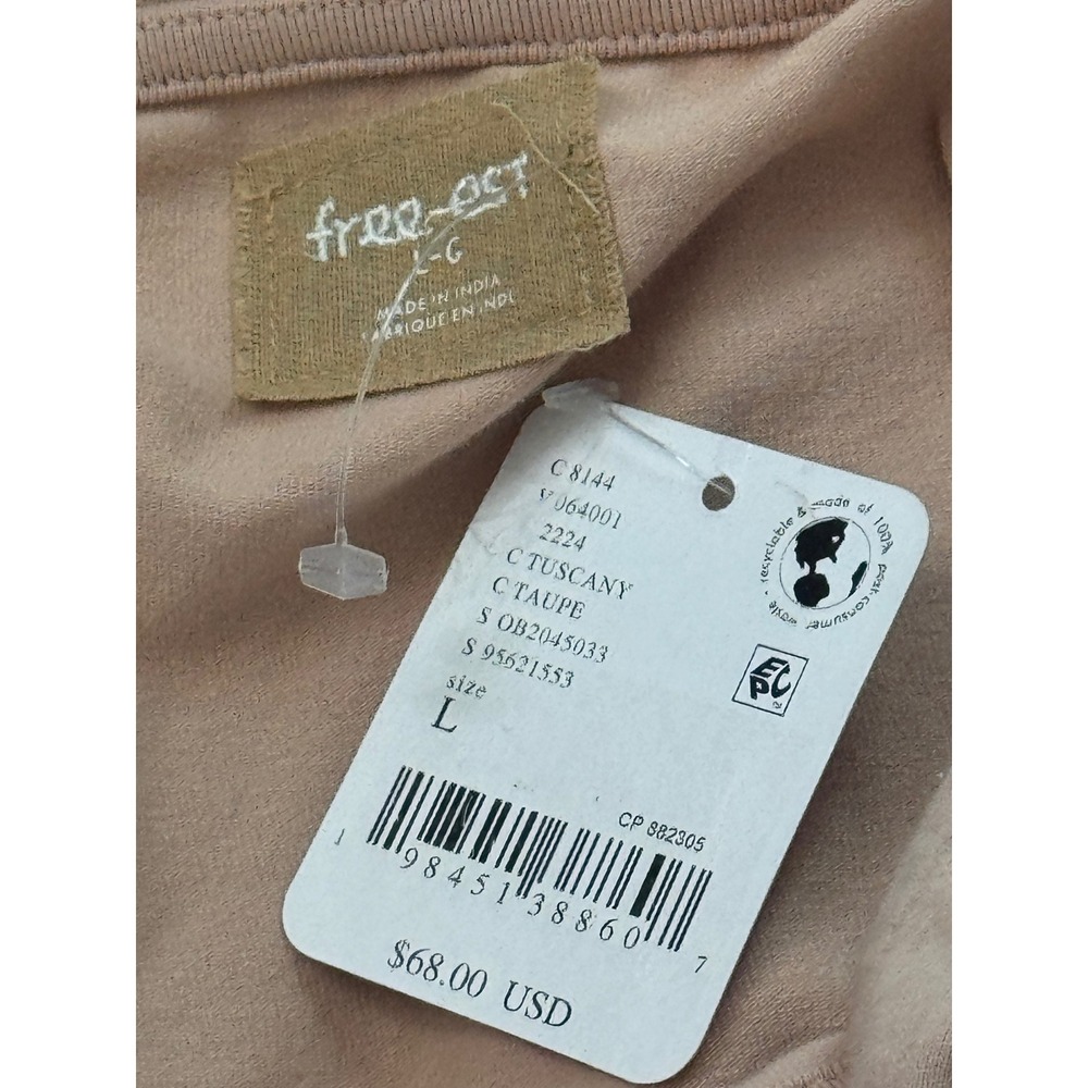 Free People Taupe Tuscany Mini Dress OB2045033 - Picture 3 of 4